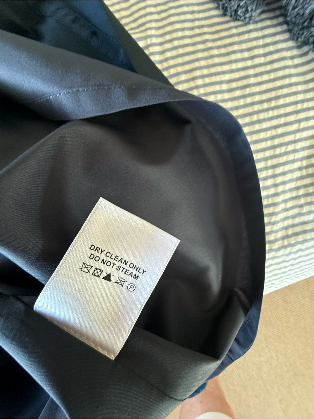 ANN MASHBURN Navy Dress - Picture 8 of 8